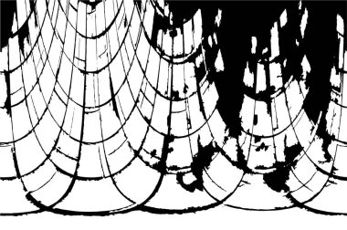 Siyah beyaz dokusunda sıkıntılı bir arka plan. soyut vektör illüstrasyonu. 