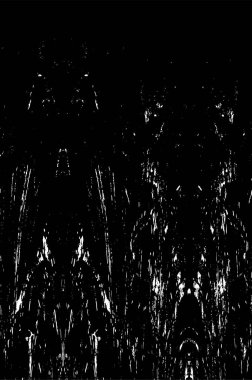 Siyah beyaz dokusunda sıkıntılı bir arka plan. soyut vektör illüstrasyonu. 