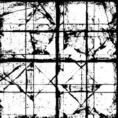 Siyah beyaz dokusunda sıkıntılı bir arka plan. soyut vektör illüstrasyonu. 