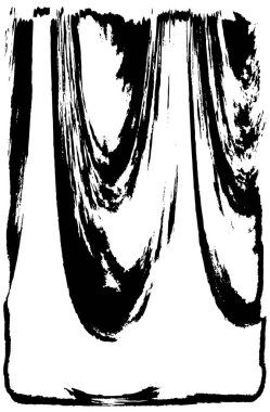 Siyah beyaz dokusunda sıkıntılı bir arka plan. soyut vektör illüstrasyonu. 