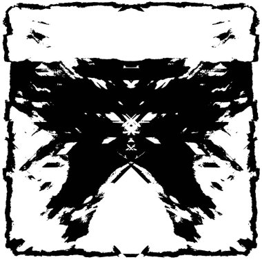 Siyah beyaz dokusunda sıkıntılı bir arka plan. soyut vektör illüstrasyonu. 