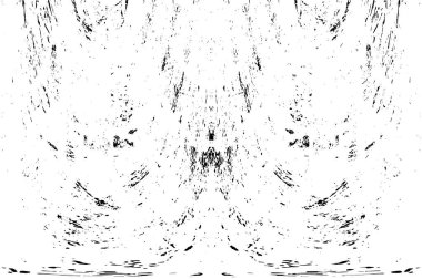 Siyah beyaz dokusunda sıkıntılı bir arka plan. soyut vektör illüstrasyonu. 