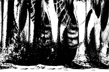 Siyah beyaz dokusunda sıkıntılı bir arka plan. soyut vektör illüstrasyonu. 