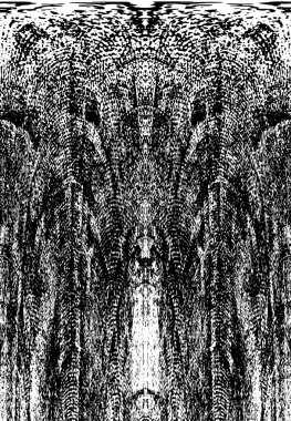 Siyah beyaz dokusunda sıkıntılı bir arka plan. soyut vektör illüstrasyonu. 