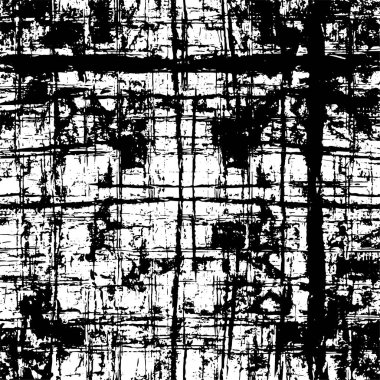 Siyah beyaz dokusunda sıkıntılı bir arka plan. soyut vektör illüstrasyonu. 