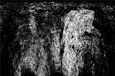 Siyah beyaz dokusunda sıkıntılı bir arka plan. soyut vektör illüstrasyonu. 