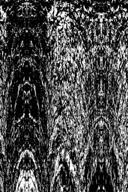 Siyah beyaz dokusunda sıkıntılı bir arka plan. soyut vektör illüstrasyonu. 