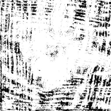 Siyah beyaz dokusunda sıkıntılı bir arka plan. soyut vektör illüstrasyonu. 