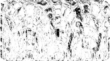 Siyah beyaz dokusunda sıkıntılı bir arka plan. soyut vektör illüstrasyonu. 