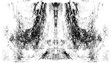 Siyah beyaz dokusunda sıkıntılı bir arka plan. soyut vektör illüstrasyonu. 