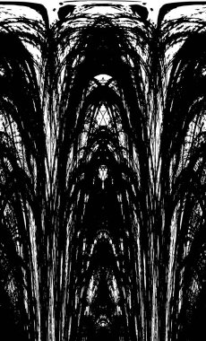 Siyah beyaz dokusunda sıkıntılı bir arka plan. soyut vektör illüstrasyonu. 