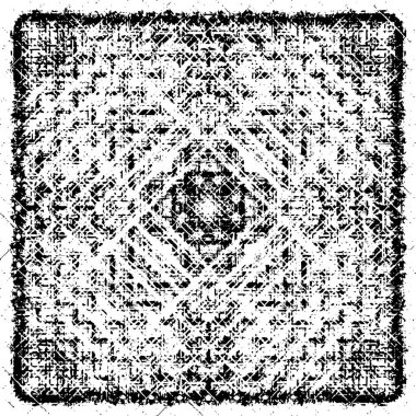 Siyah beyaz dokusunda sıkıntılı bir arka plan. soyut vektör illüstrasyonu. 