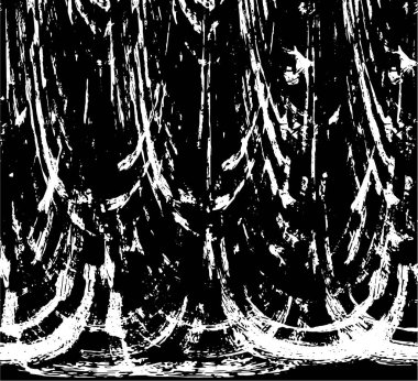 Siyah beyaz dokusunda sıkıntılı bir arka plan. soyut vektör illüstrasyonu. 