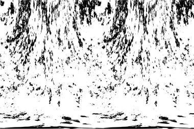 Siyah beyaz dokusunda sıkıntılı bir arka plan. soyut vektör illüstrasyonu. 