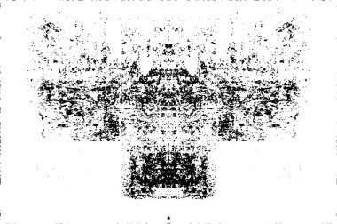 Siyah beyaz dokusunda sıkıntılı bir arka plan. soyut vektör illüstrasyonu. 