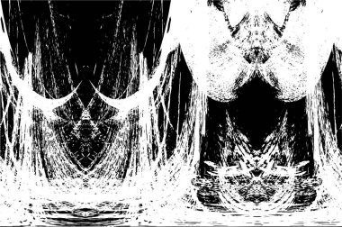 Soyut grunge arkaplanı. monokrom dokusu. resim efekti siyah ve beyaz tonlar. 