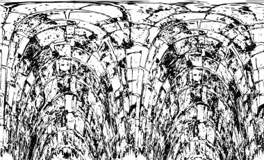 Soyut grunge arkaplanı. monokrom dokusu. resim efekti siyah ve beyaz tonlar. 