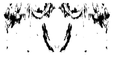 Grunge üst üste biniyor. Soyut siyah-beyaz vektör arkaplanı. Çatlak, leke ve noktalarda kirli desenli tek renkli klasik yüzey. Karanlık korku tarzında eski bir duvar.