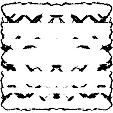 Grunge üst üste biniyor. Soyut siyah-beyaz vektör arkaplanı. Çatlak, leke ve noktalarda kirli desenli tek renkli klasik yüzey. Karanlık korku tarzında eski bir duvar.