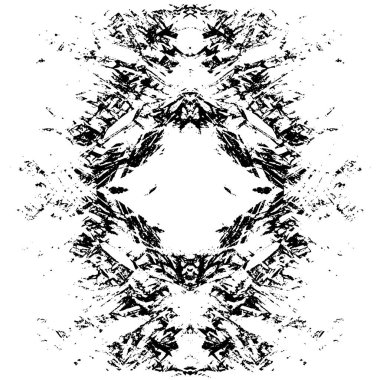 Gelecekçi soyut grunge geometrik modern desen 