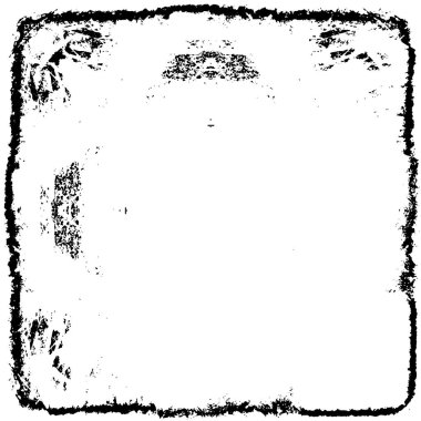 Grunge üst üste biniyor. Soyut siyah-beyaz vektör arkaplanı. Çatlak, leke ve noktalarda kirli desenli tek renkli klasik yüzey. Karanlık korku tarzında eski bir duvar.