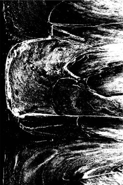 Döküntü boya ve alçı çatlaklarının dokusu ya da arka plan duvarı 