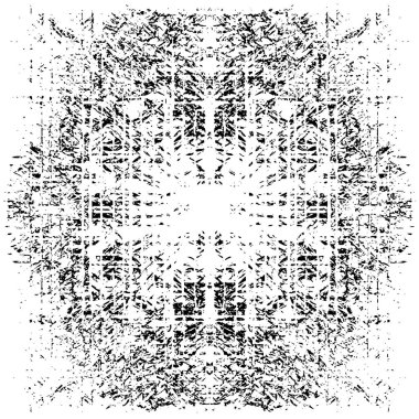 Gelecekçi soyut grunge geometrik modern desen 