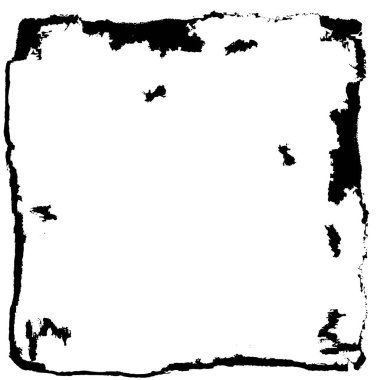 Grunge üst üste biniyor. Soyut siyah-beyaz vektör arkaplanı. Çatlak, leke ve noktalarda kirli desenli tek renkli klasik yüzey. Karanlık korku tarzında eski bir duvar.