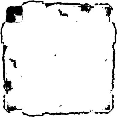 Grunge üst üste biniyor. Soyut siyah-beyaz vektör arkaplanı. Çatlak, leke ve noktalarda kirli desenli tek renkli klasik yüzey. Karanlık korku tarzında eski bir duvar.