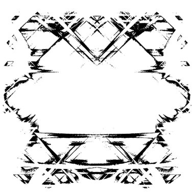 Gelecekçi soyut grunge geometrik modern desen 