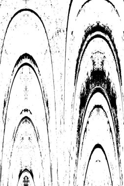 Grunge üst üste biniyor. Soyut siyah-beyaz vektör arkaplanı. Çatlak, leke ve noktalarda kirli desenli tek renkli klasik yüzey. Karanlık korku tarzında eski bir duvar.