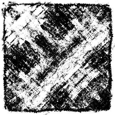 Grunge üst üste biniyor. Soyut siyah-beyaz vektör arkaplanı. Çatlak, leke ve noktalarda kirli desenli tek renkli klasik yüzey. Karanlık korku tarzında eski bir duvar.