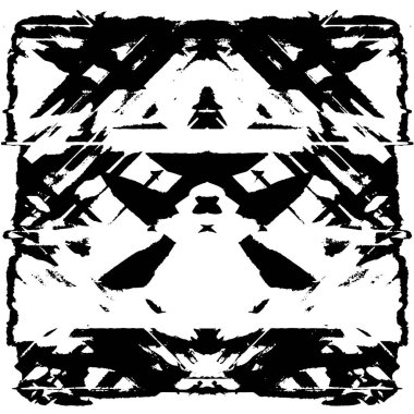 Grunge üst üste biniyor. Soyut siyah-beyaz vektör arkaplanı. Çatlak, leke ve noktalarda kirli desenli tek renkli klasik yüzey. Karanlık korku tarzında eski bir duvar.