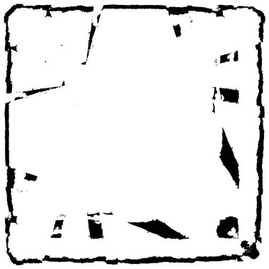 Grunge üst üste biniyor. Soyut siyah-beyaz vektör arkaplanı. Çatlak, leke ve noktalarda kirli desenli tek renkli klasik yüzey. Karanlık korku tarzında eski bir duvar.