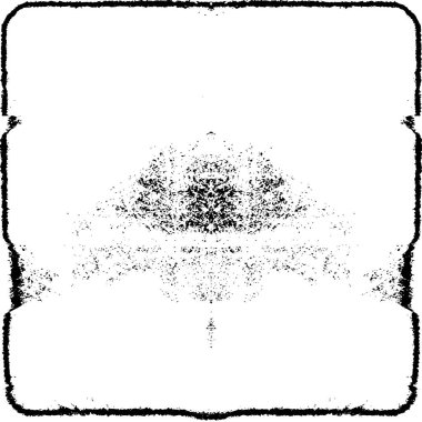 Grunge üst üste biniyor. Soyut siyah-beyaz vektör arkaplanı. Çatlak, leke ve noktalarda kirli desenli tek renkli klasik yüzey. Karanlık korku tarzında eski bir duvar.