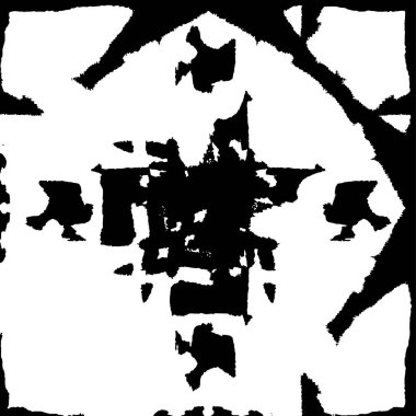 Siyah ve beyaz grunge arka plan, vektör çizim 