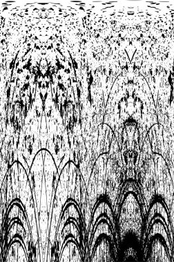 Siyah ve beyaz grunge arka plan, vektör çizim 