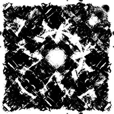 Siyah ve beyaz grunge arka plan, vektör çizim 