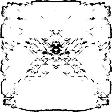 Siyah ve beyaz grunge arka plan, vektör çizim 