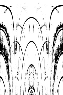 Siyah ve beyaz grunge arka plan, vektör çizim 