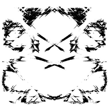 Siyah ve beyaz grunge arka plan, vektör çizim 