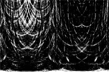 Siyah ve beyaz grunge arka plan, vektör çizim 