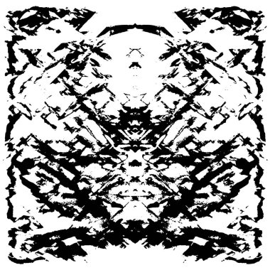 Siyah ve beyaz grunge arka plan, vektör çizim 