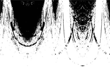 Siyah ve beyaz grunge arka plan, vektör çizim 