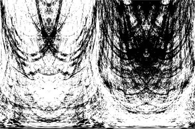 Siyah ve beyaz grunge arka plan, vektör çizim 