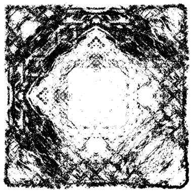 Siyah ve beyaz grunge arka plan, vektör çizim 