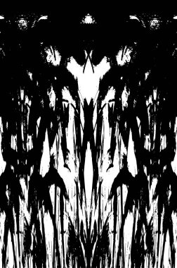 Siyah ve beyaz grunge arka plan, vektör çizim 