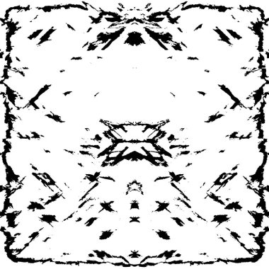 Siyah ve beyaz grunge arka plan, vektör çizim 
