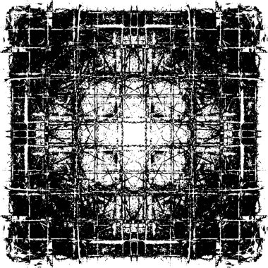 Siyah ve beyaz grunge arka plan, vektör çizim 