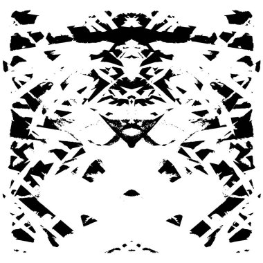 Siyah ve beyaz grunge arka plan, vektör çizim 